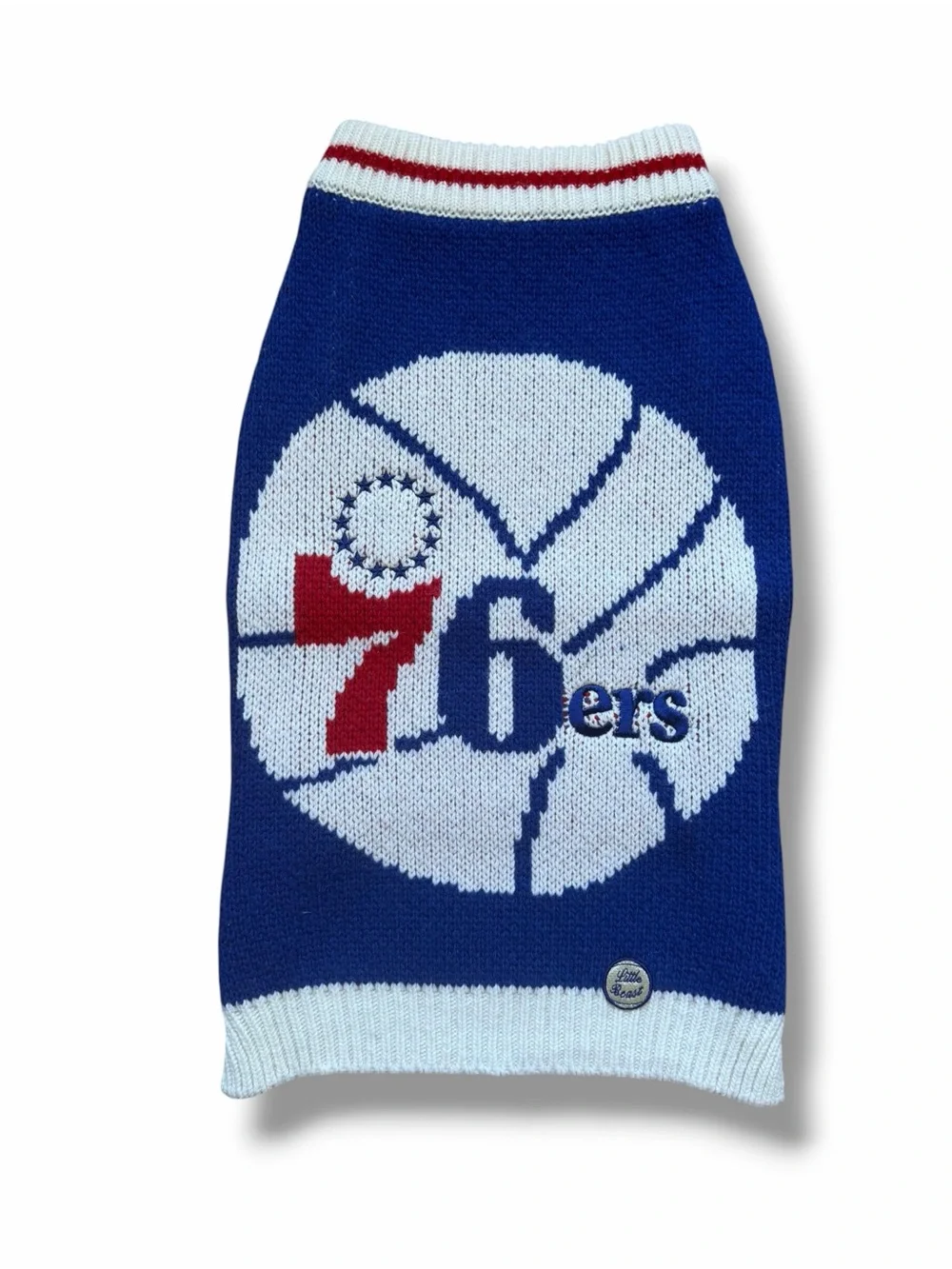 Little Beast NBA Philadelphia Sixers Dog Sweater